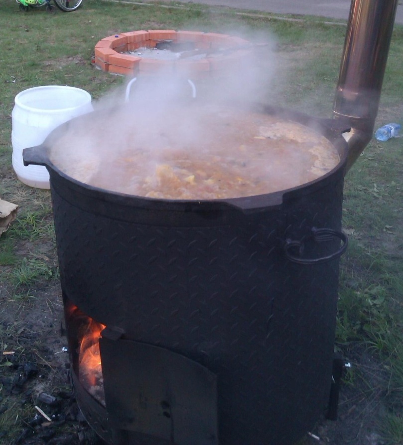 Казан на 70 литров с печкой